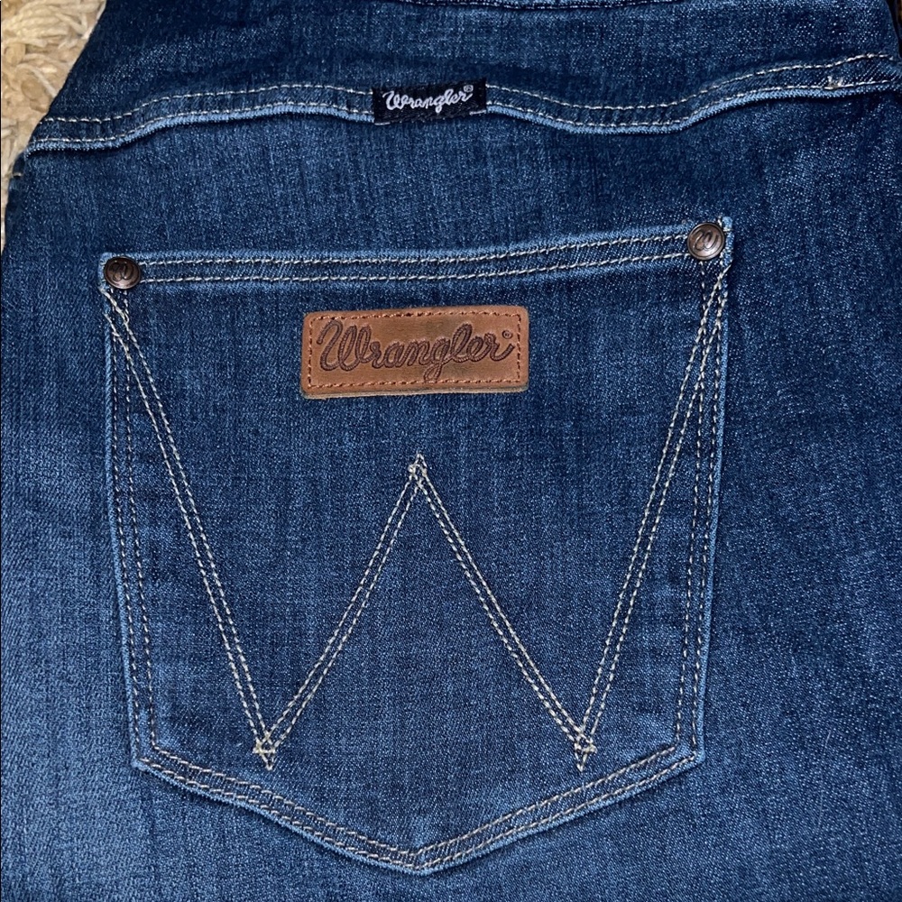 Wrangler pull on xl tall Indigo Denim Jeans - Picture 5 of 5